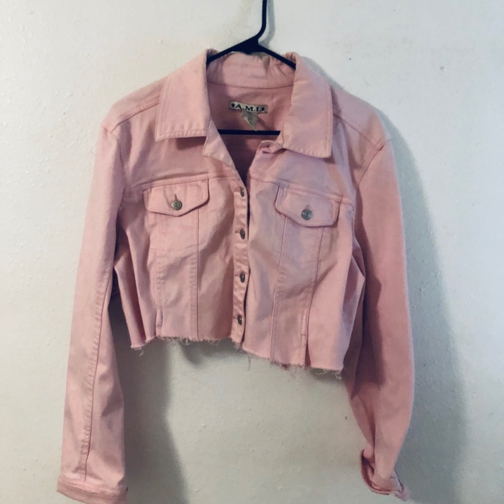 Cropped Pink Jacket